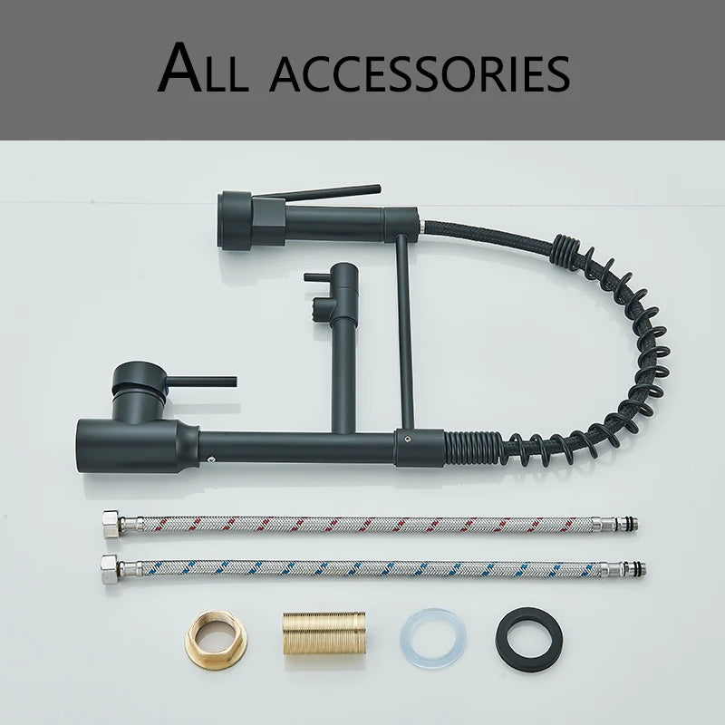 Sink Faucet Pull Down, Dual Spout