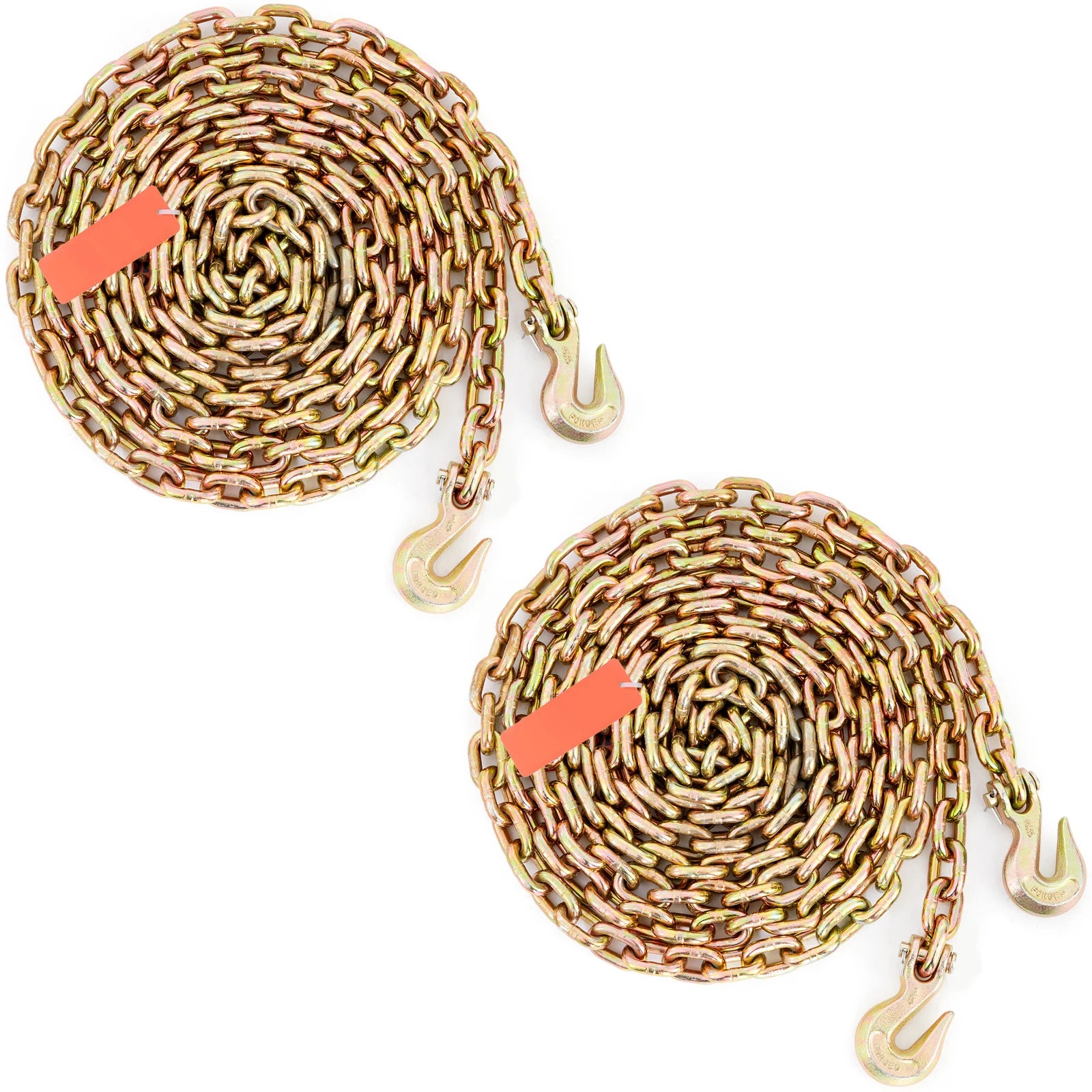 1/2pcs Binder Chain with Safety Grab Hooks, Tie Down