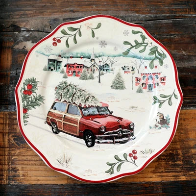 Creative Retro Ceramic Tableware, Multiple Holiday Designs