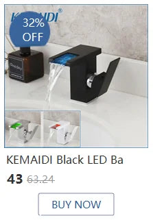 Shower Tower Waterfall Shower Head, Body Massage Jet