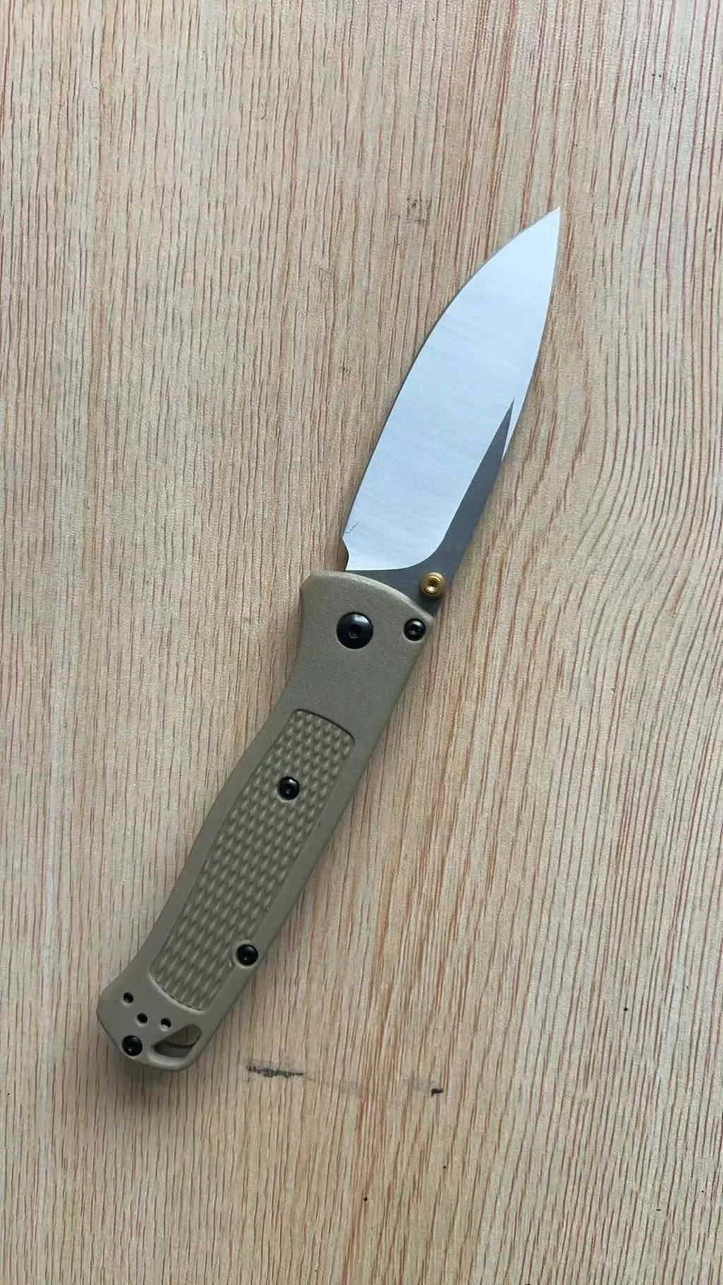 Folding Pocket Knife Black/ White Blade