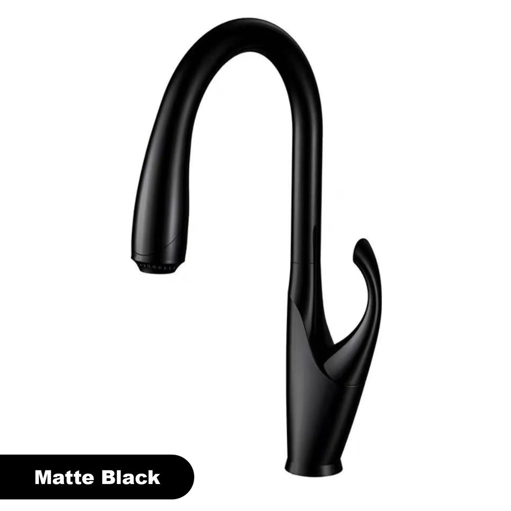 kitchen faucet, single handle, touch control, 3-function spray