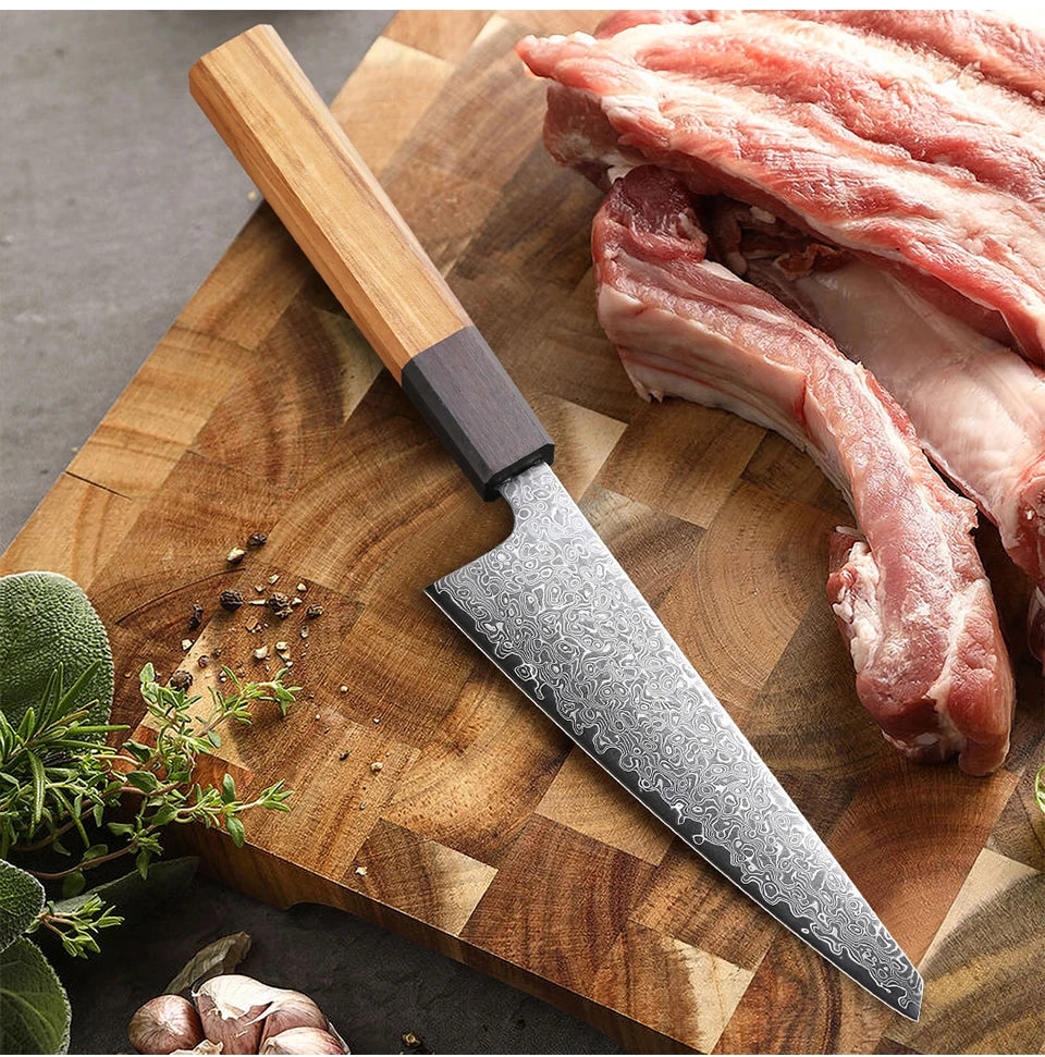 6-inch Honesuki Knife Damascus Steel Kitchen Chef Knives