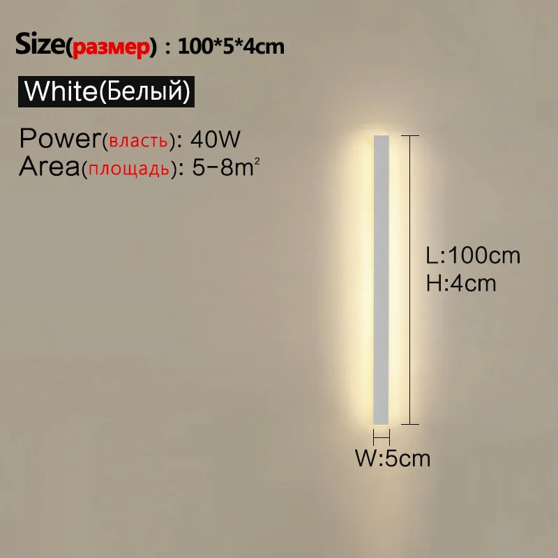 Waterproof Outdoor Garden Wall lamps, LED, Black, White