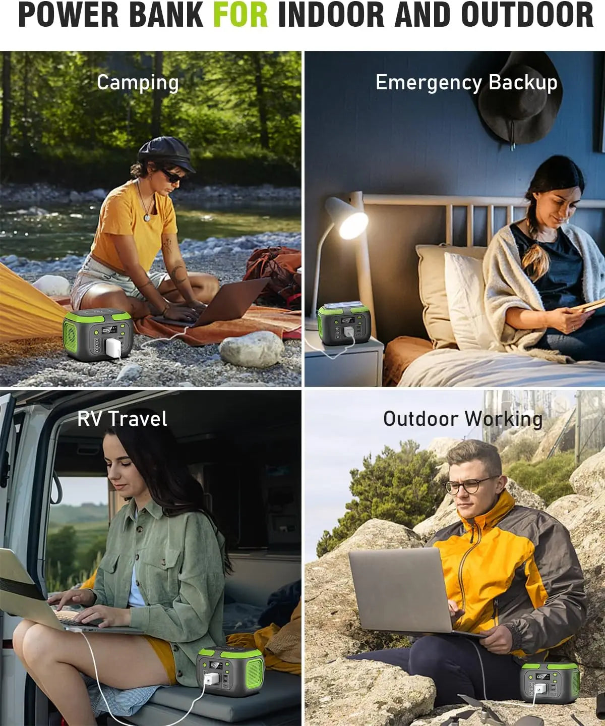 Portable Power Station, Solar Generator