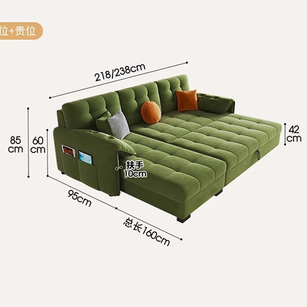 Modular Individual Sofa, Bed Convertible, Pull Out