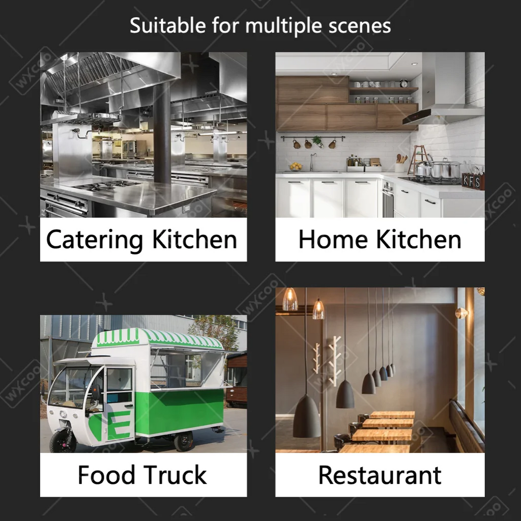 8PCS Professional Kitchen Chef Knife Set Stainless Steel