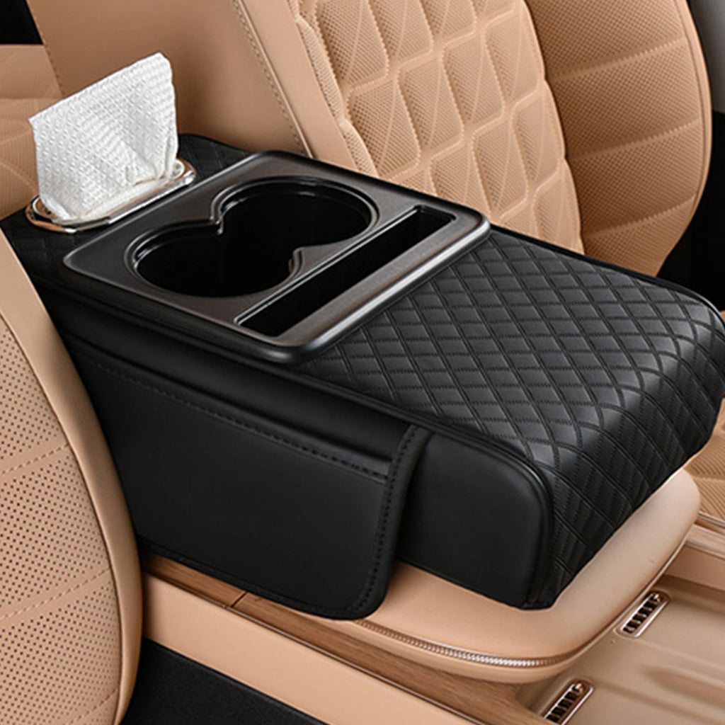 Armrest Heightening Cushion, Cup Holder Tissue Box