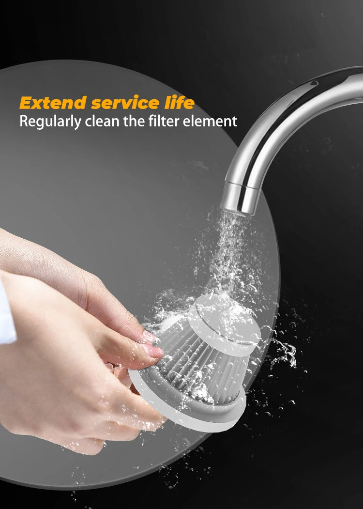 Portable Powerful Wireless Vacuum Mini Cleaning Machine