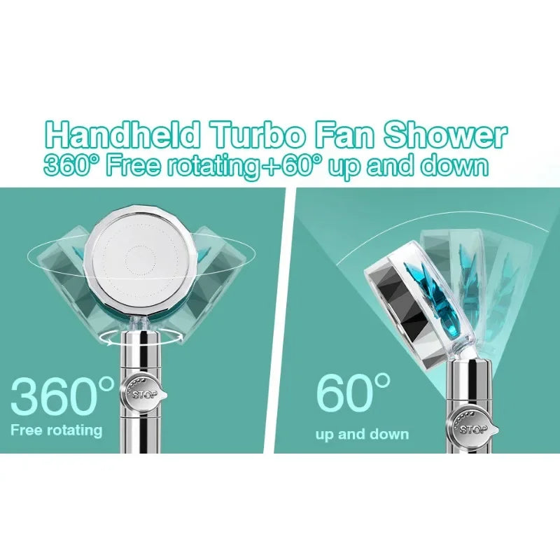 Shower Head, High Pressure, Filtered Sprayer