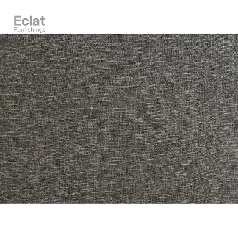 Light Charcoal Linen Loveseat with 4 Pillows