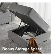3-Pc. Convertible Sleeper, Storage