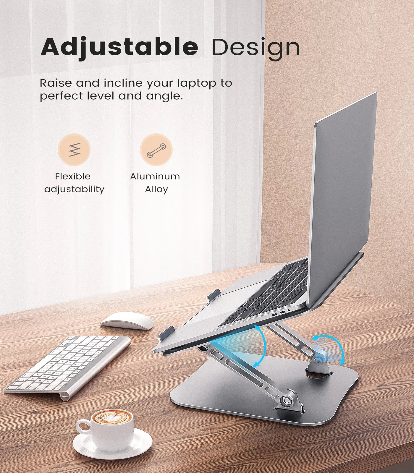 11–16-inch Foldable Laptop, Notebook, Tablet, Holder