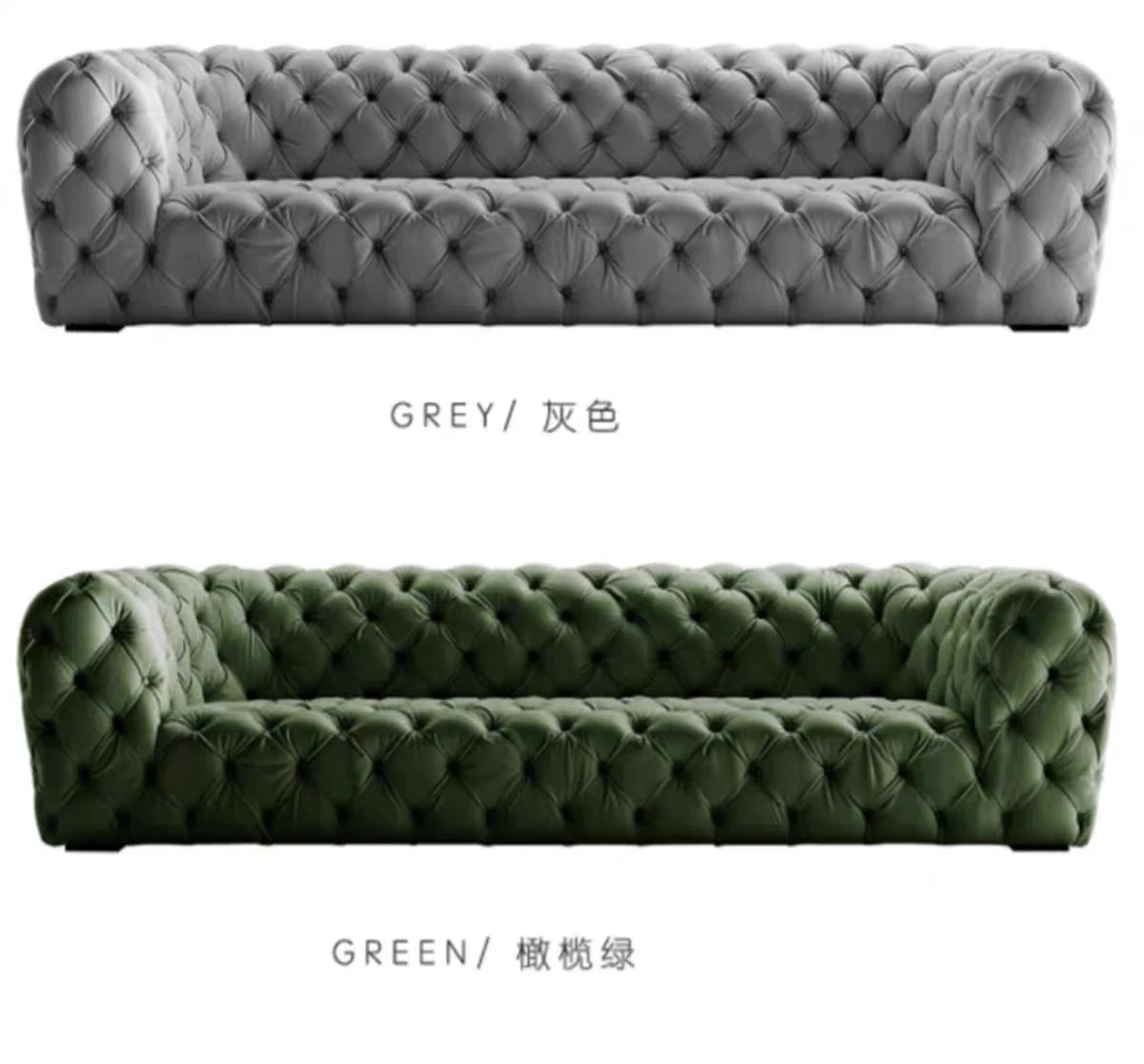 Simple Fancy Living Room Sofas, Large Gold