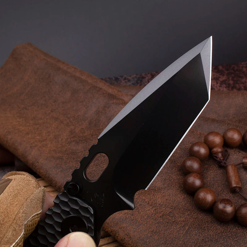 Titanium Handle, Folding Pocket Knife