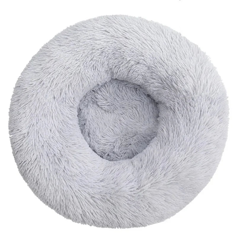 40-60cm. Round Pet Bed, Small Dog, Cat, Washable