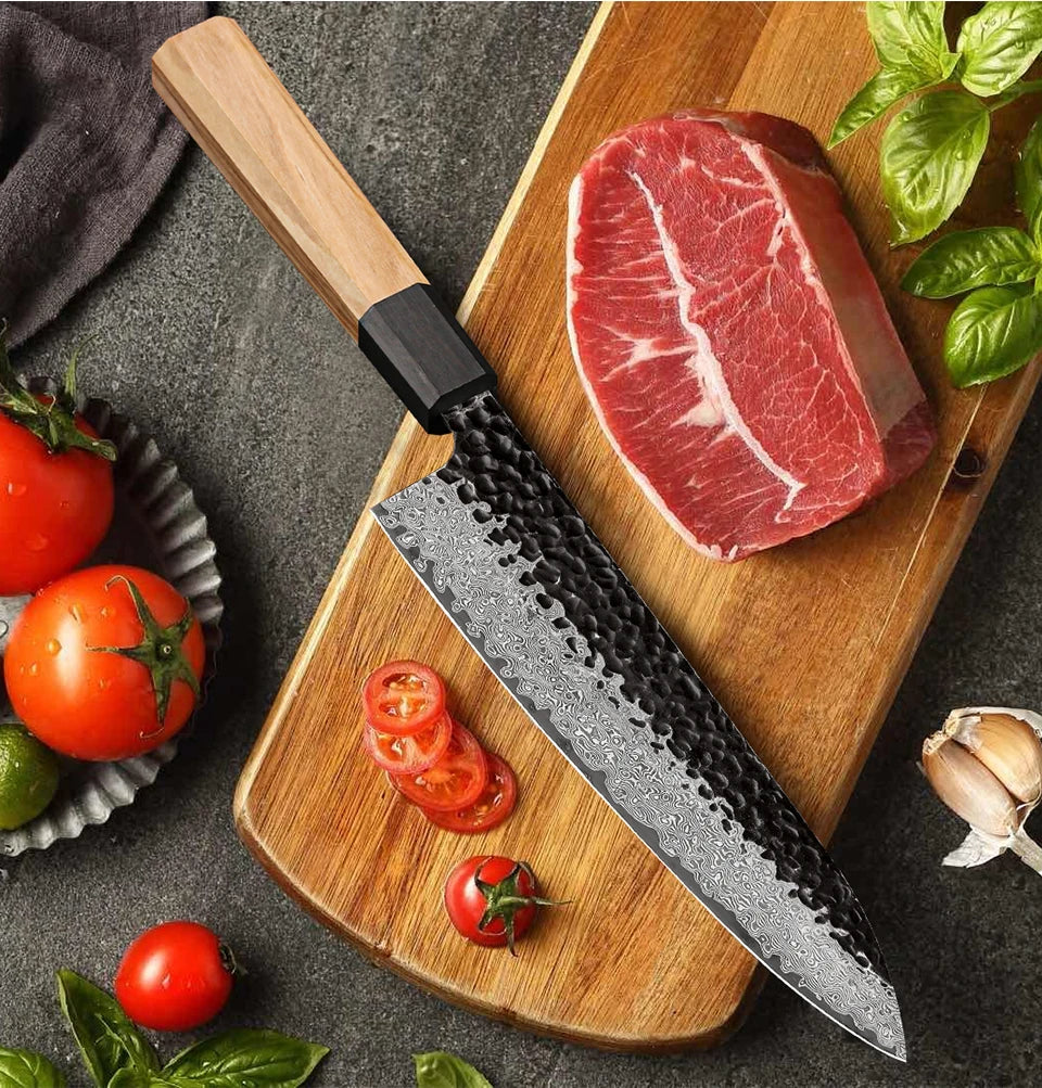 Japanese Chef's Knives 67 Layer Damascus Steel