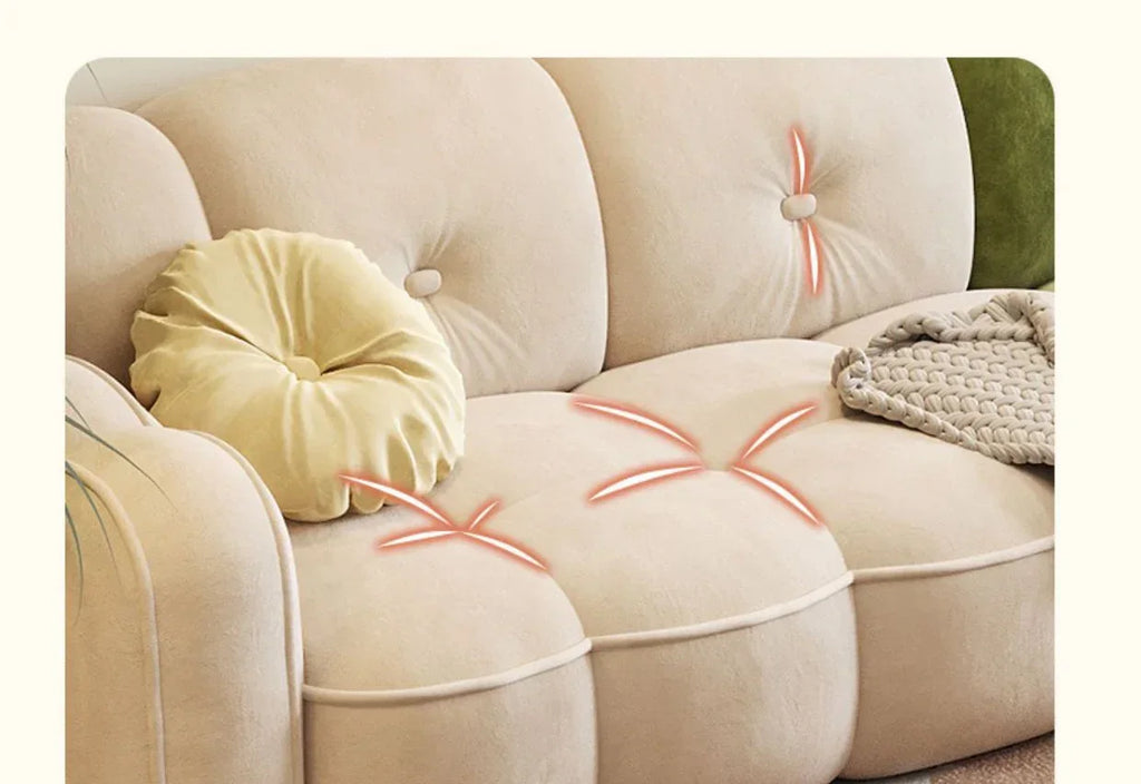 Brown Living Room, Small Apartment, Marshmallow Cloud Sofa