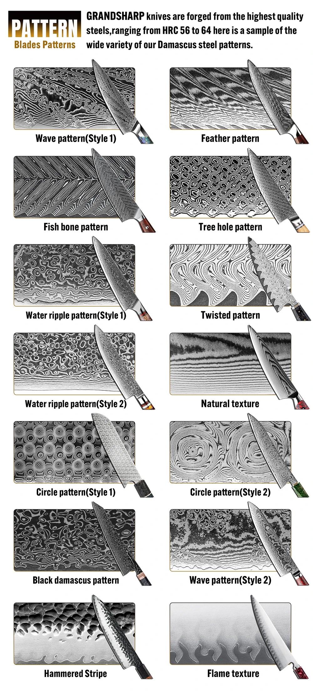 5.4"Bunka Knife 67 layers Damascus Steel