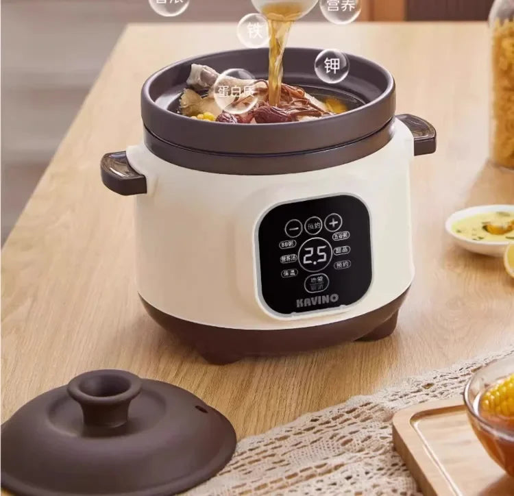 110V Electric Clay Pot Slow Cooker