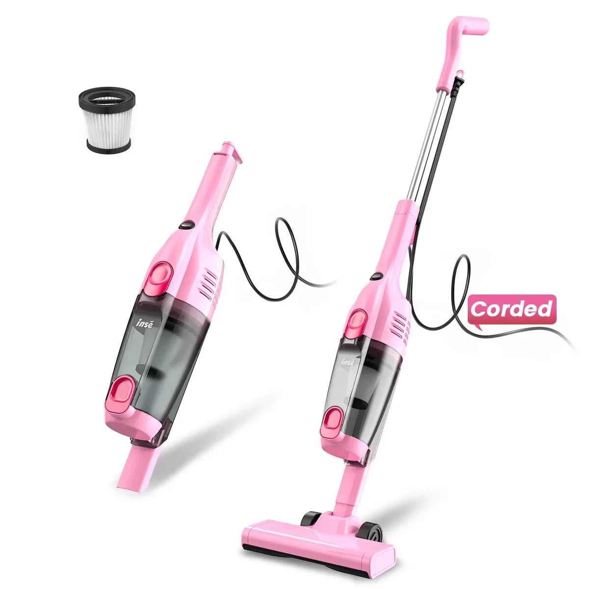 Corded Handheld Vacuum Cleaners for Hard Floor