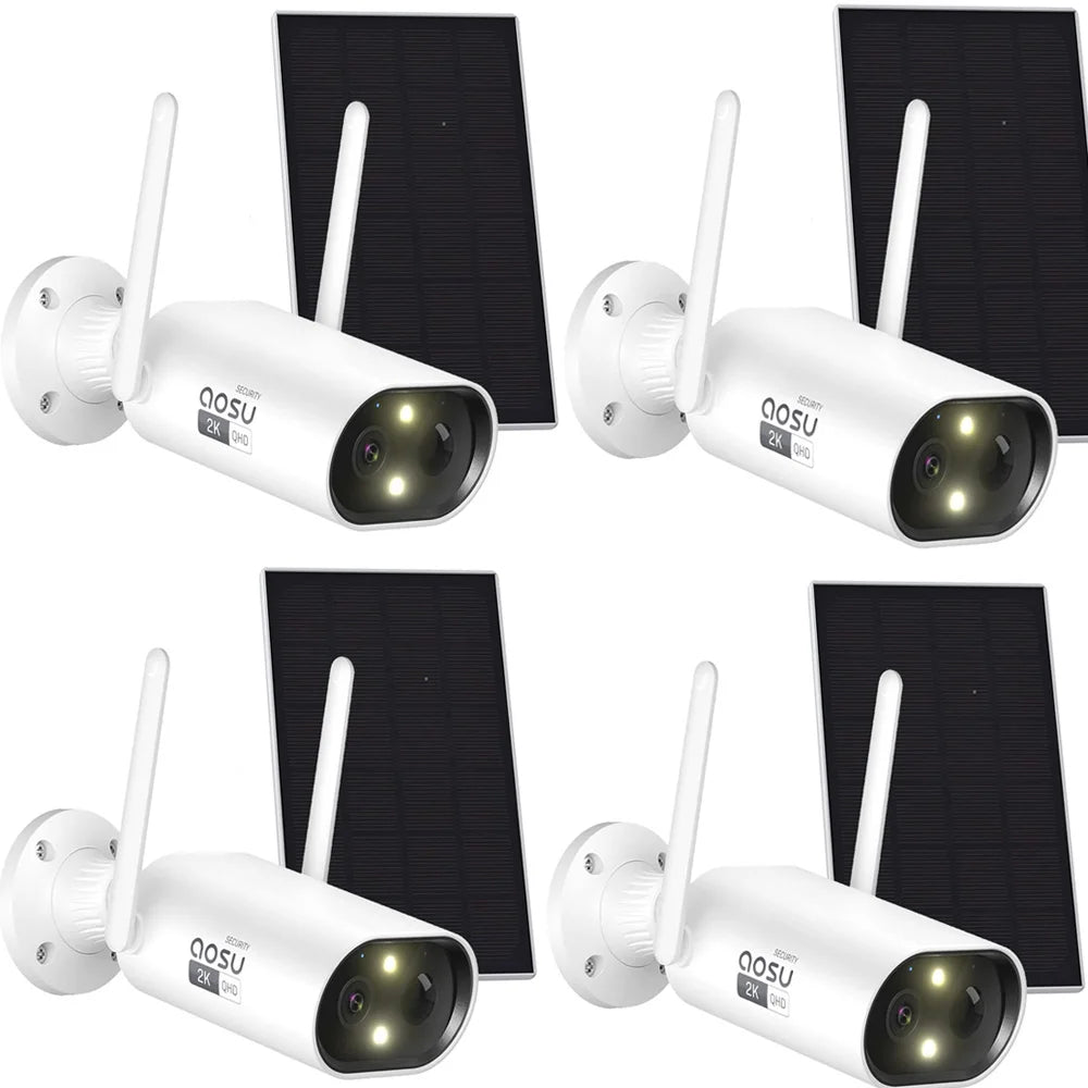 Wire-free Solar Security Camera 2-Way Audio