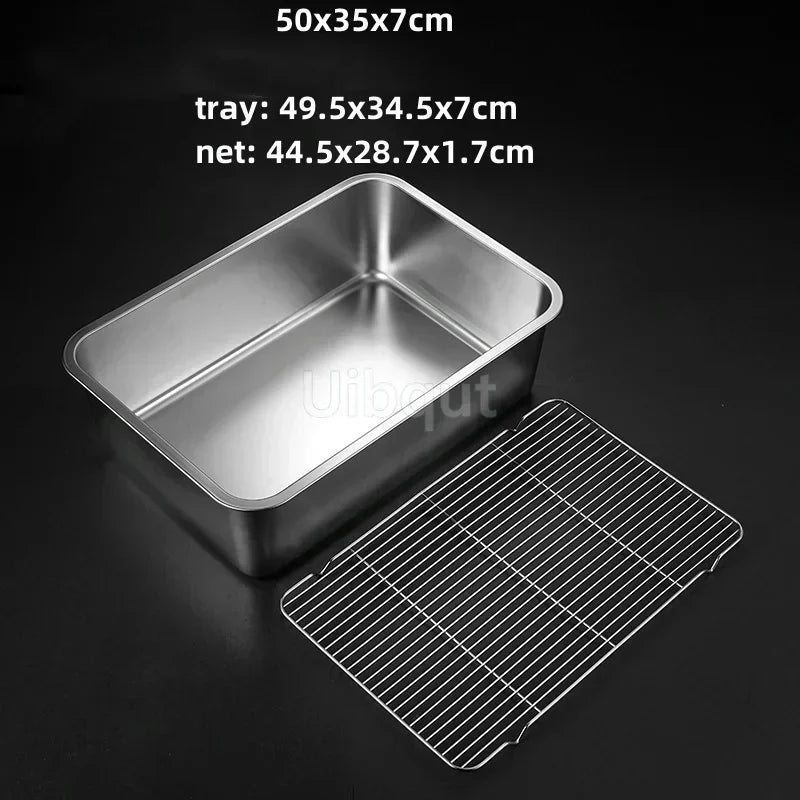 Stainless Steel Trays, Storage, Kitchen Containers, Lids
