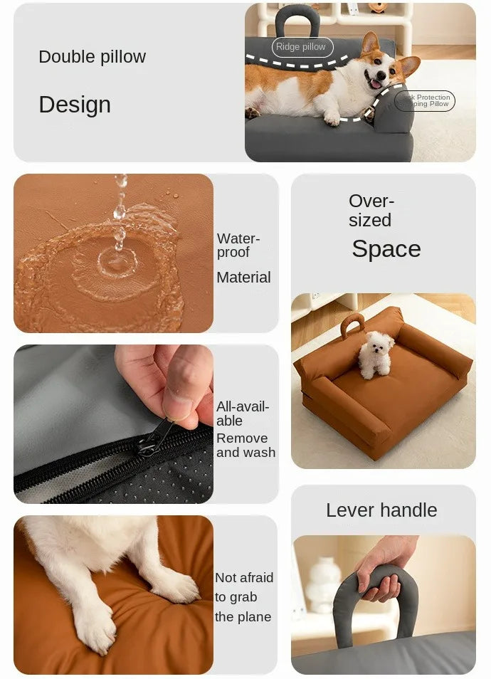 Removable, Washable Dog Bed, Medium, Small, Waterproof