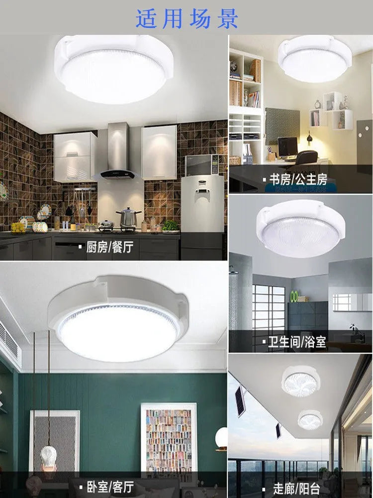 Solar Ceiling Light, Outdoor Indoor, Remote Control