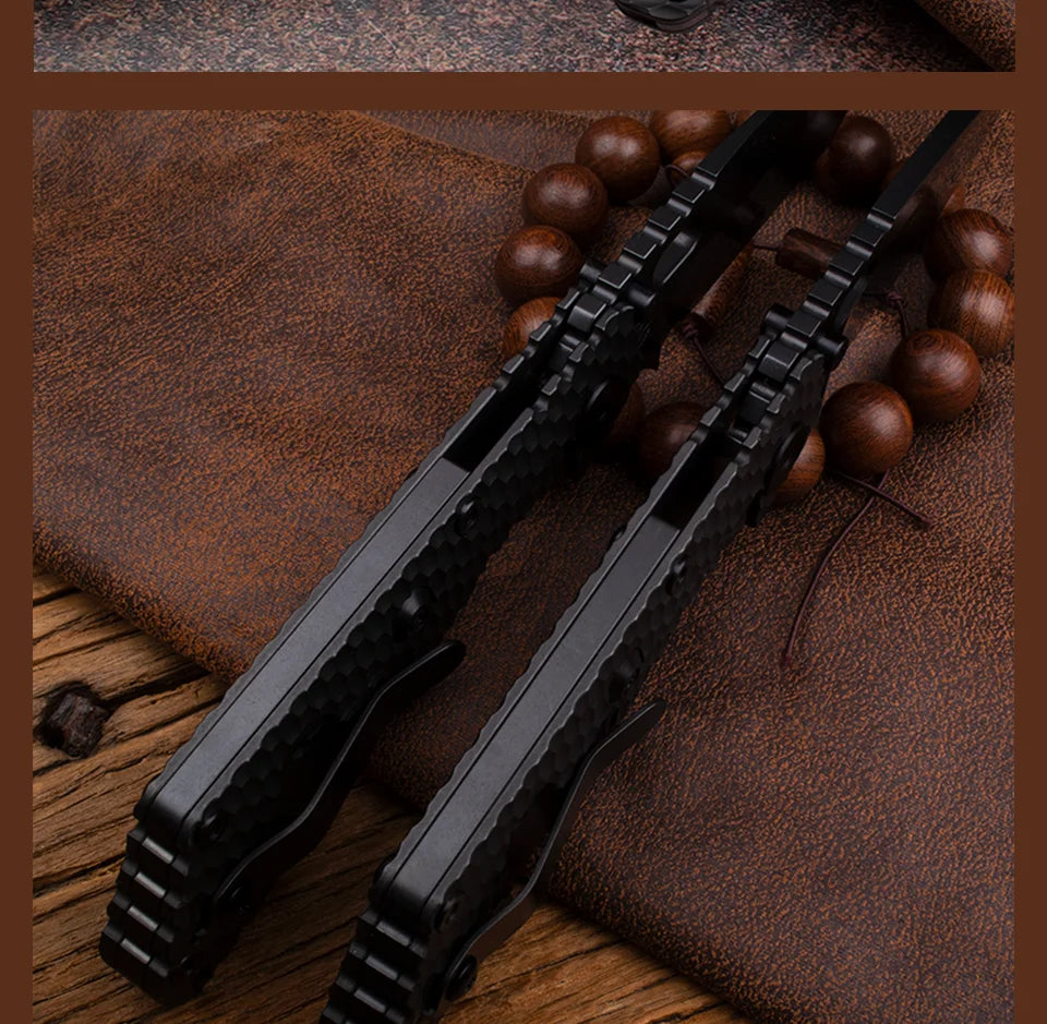 Titanium Handle, Folding Pocket Knife