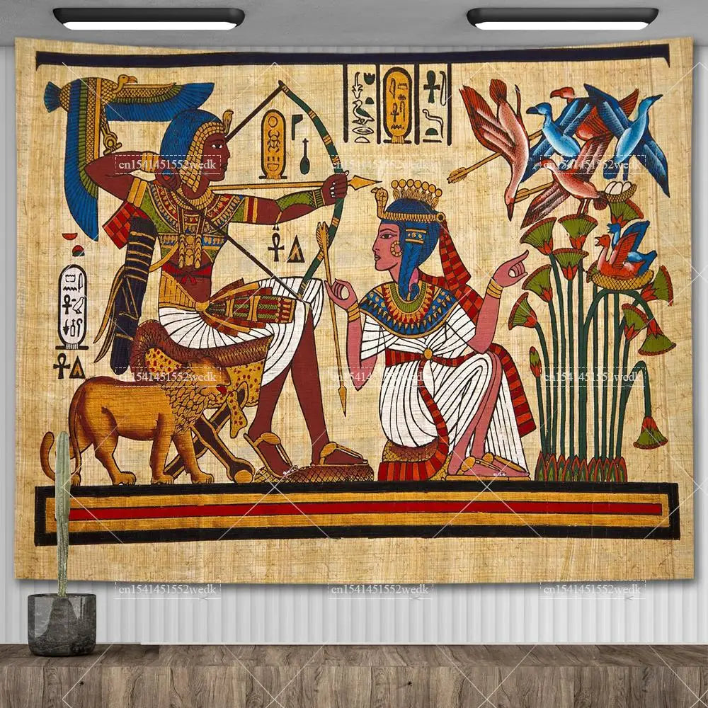 Egyptian Mythology Tapestries, for Room Aesthetic