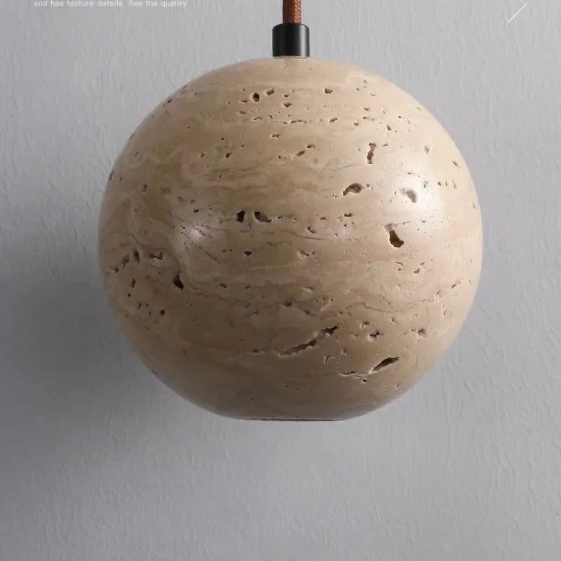 Stone Pendant LED Lamps, Bedroom, Bathroom, Dining Room