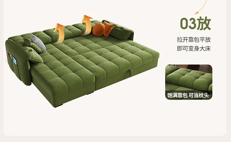 Modular Individual Sofa, Bed Convertible, Pull Out