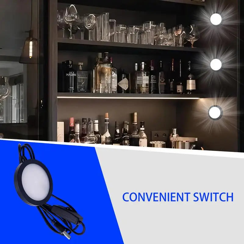 LED Lights USB Aluminum Shell Cabinet Light