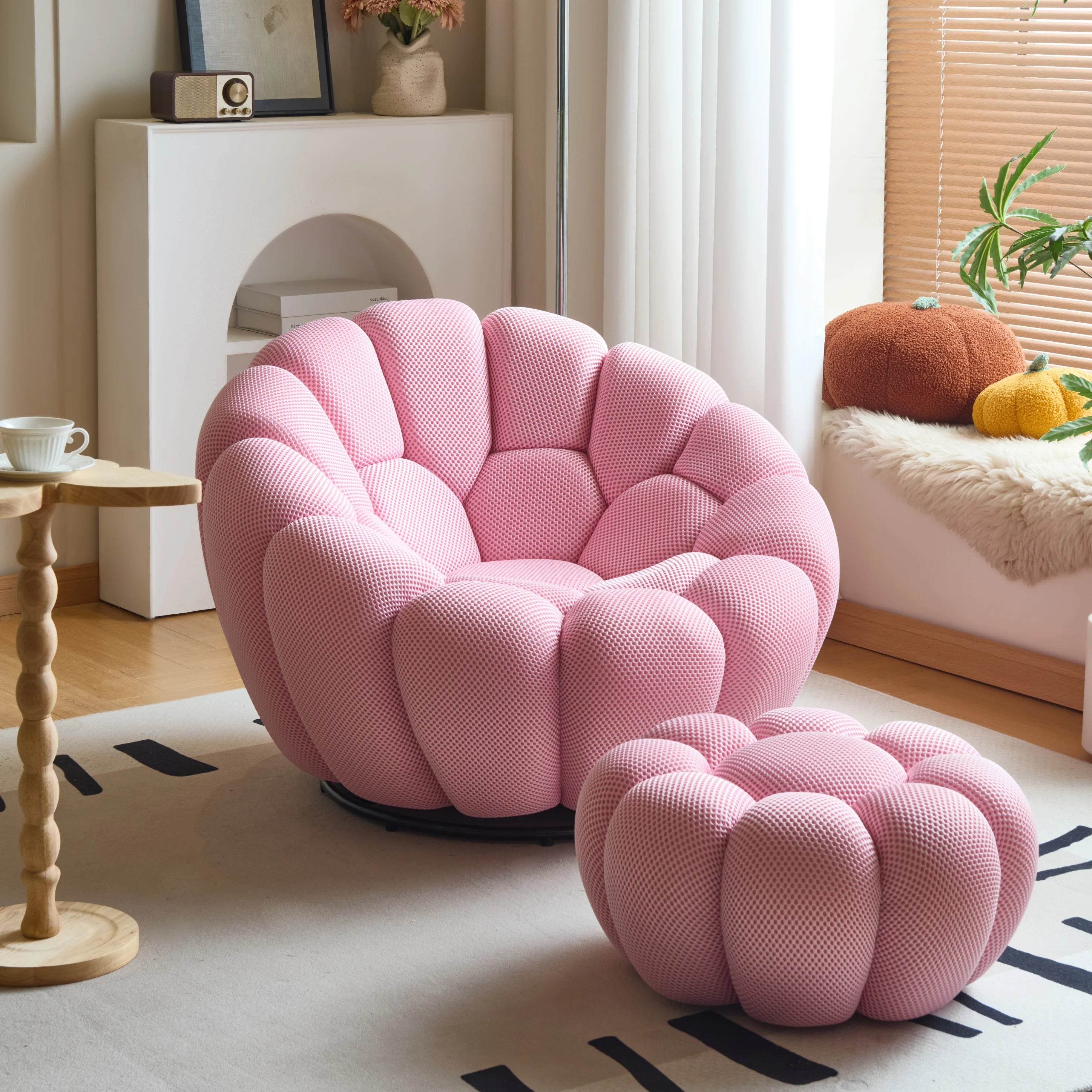 Single Seat Sofa Balcony and Bedroom, Rotatable