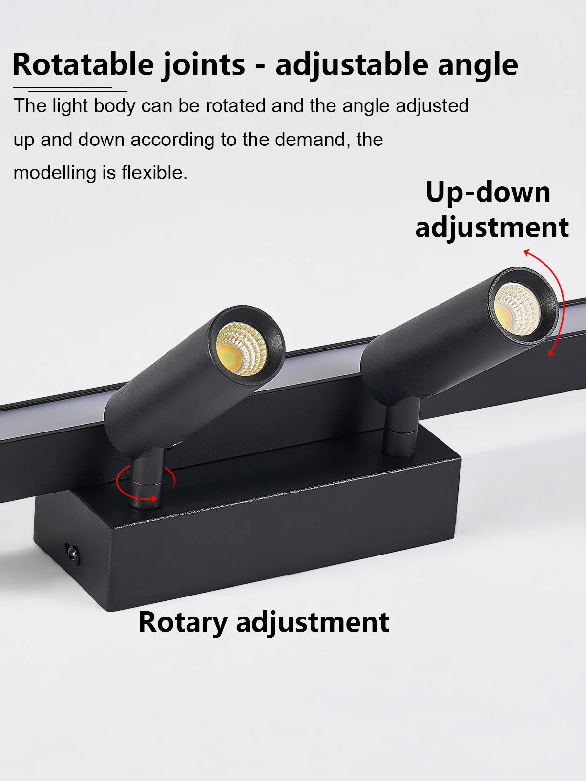 Ceiling Lamp Track Lighting, Black, White