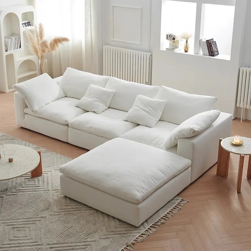 Customizable Corduro, Chenille Corner Sofa
