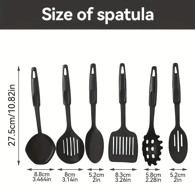 13-Piece Nonstick Cookware Set Black