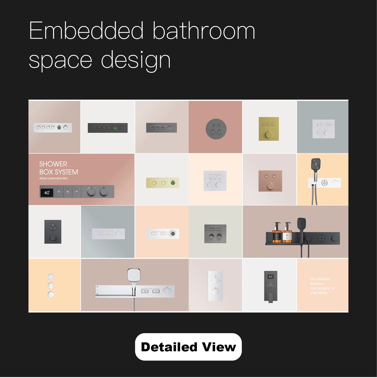 gun gray kitchen faucet, LED digital sensing, 2-function spay