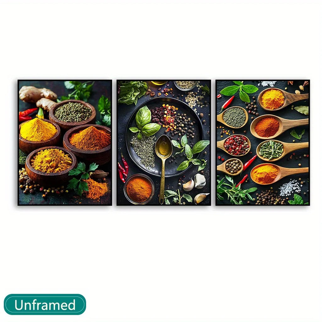 3-Piece Set Contemporary Canvas Wall Art