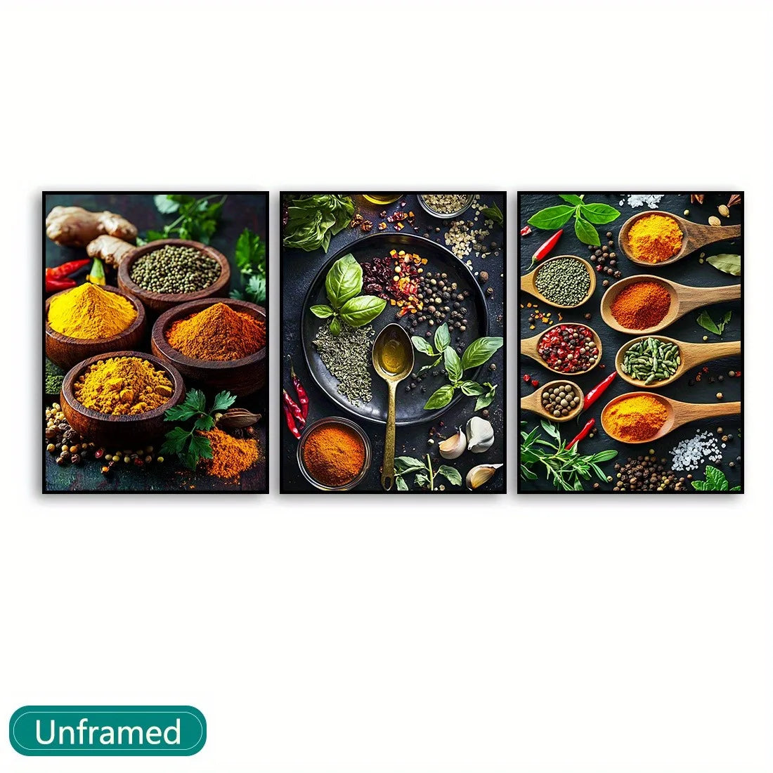 3-Piece Set Contemporary Canvas Wall Art