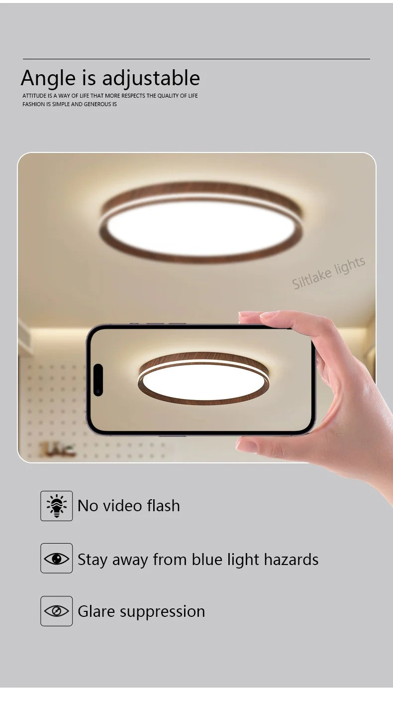 LED modern simple room light, high-end, ultra-thin