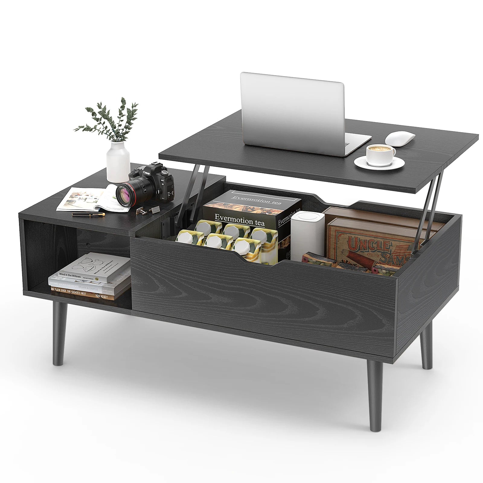 Lift Top Coffee Table, Desk, 39.37"x19.7"