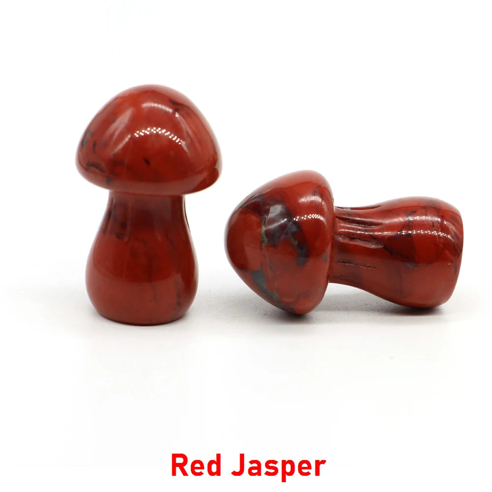 1.5" Crystal Mushroom Mineral Healing Home Decoration