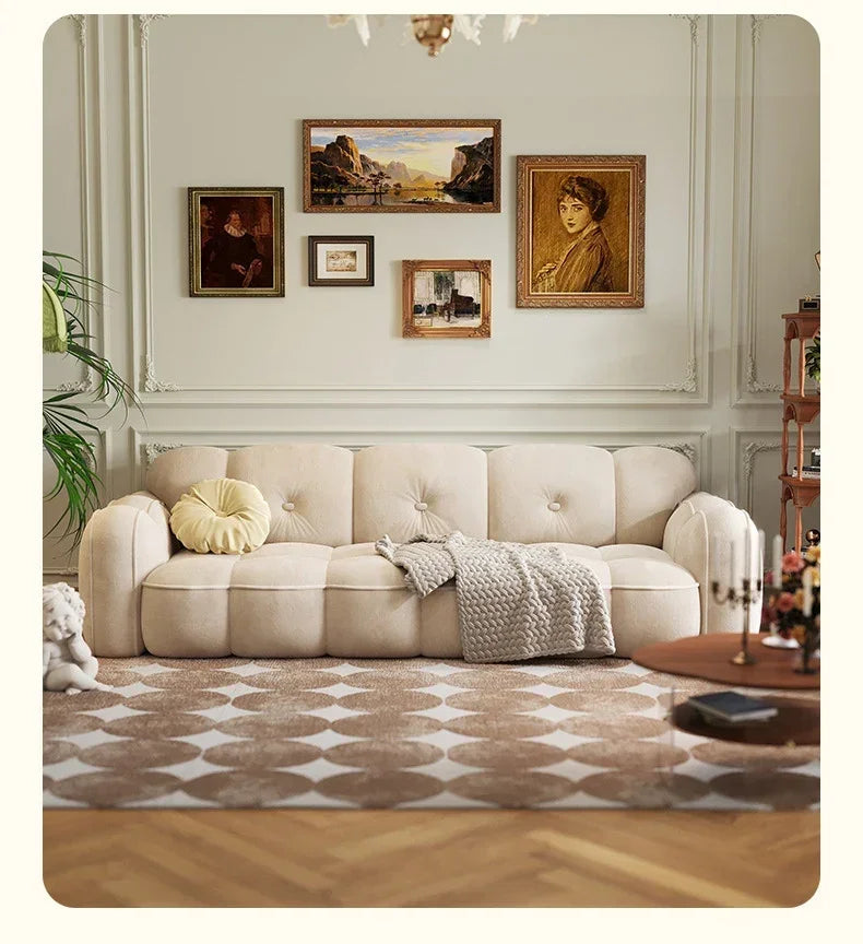Brown Living Room, Small Apartment, Marshmallow Cloud Sofa