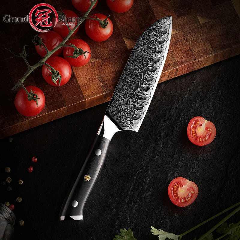 5 Inch Japanese Damascus Steel Kitchen Knife