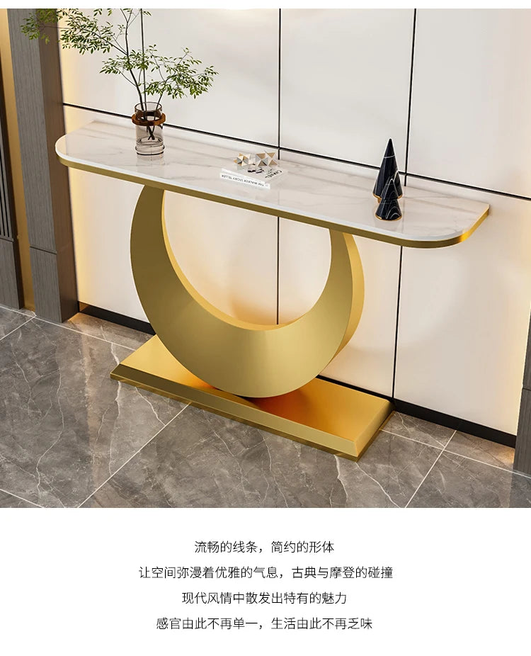 Modern Console Table Decor Hallway Luxury Design