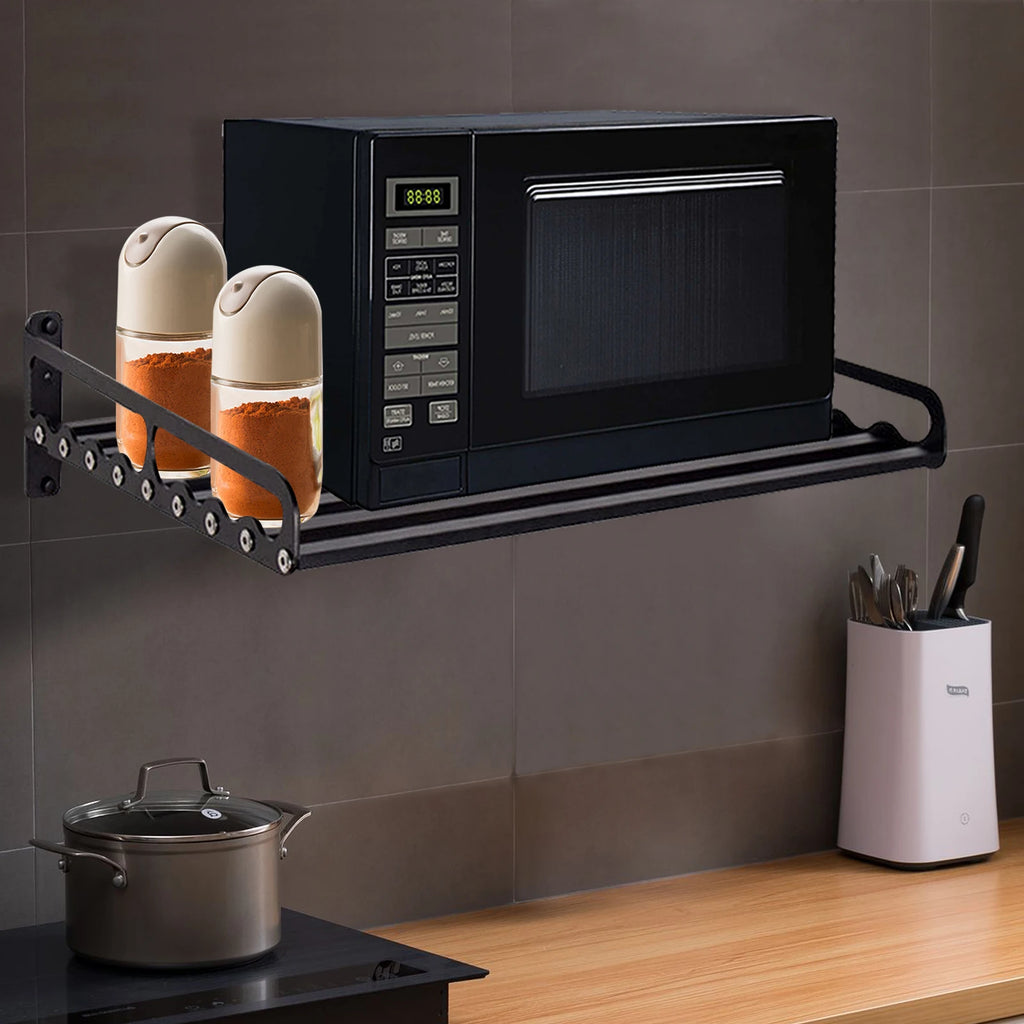 Wall-Mounted Microwave Oven Rack 50kg Capacity