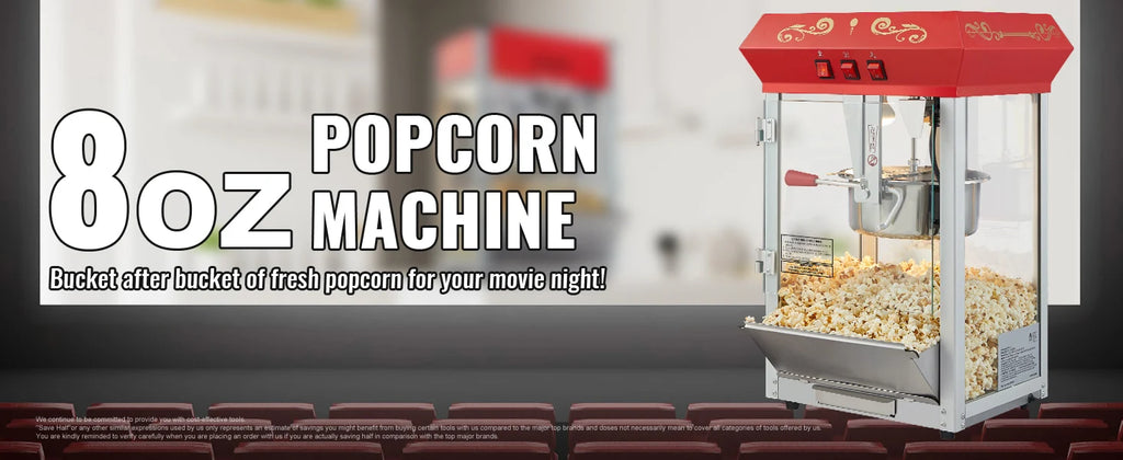 8/12Oz Electric Popcorn Maker, Scoop Spoon