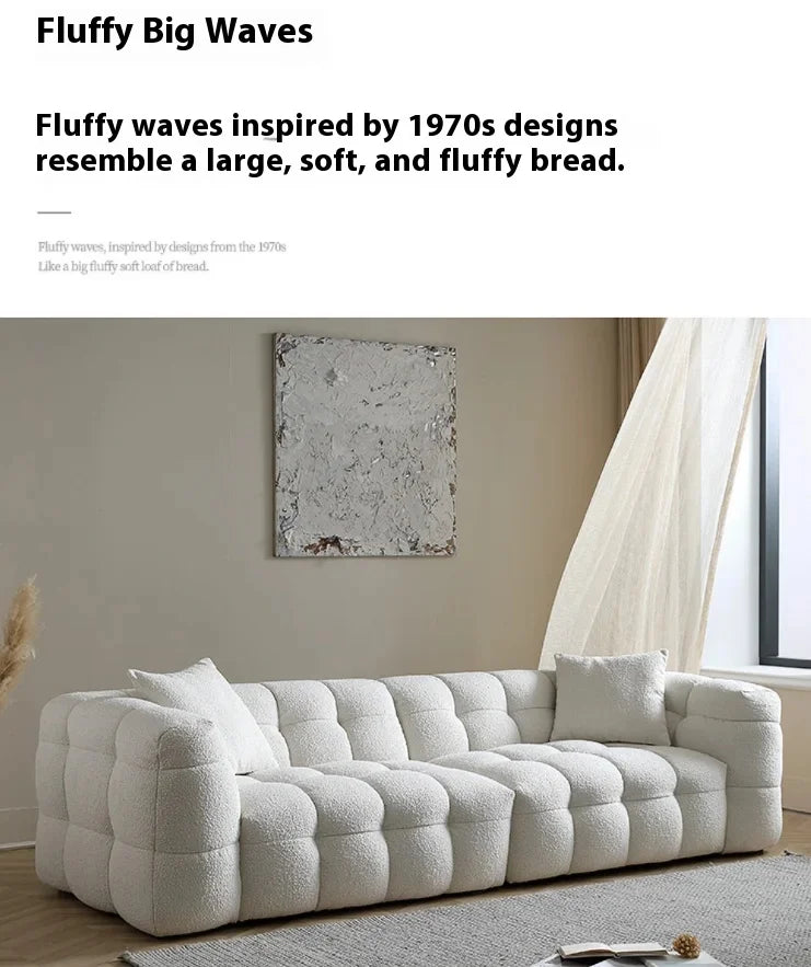 Plush Reclining Sofa Corner Lounger